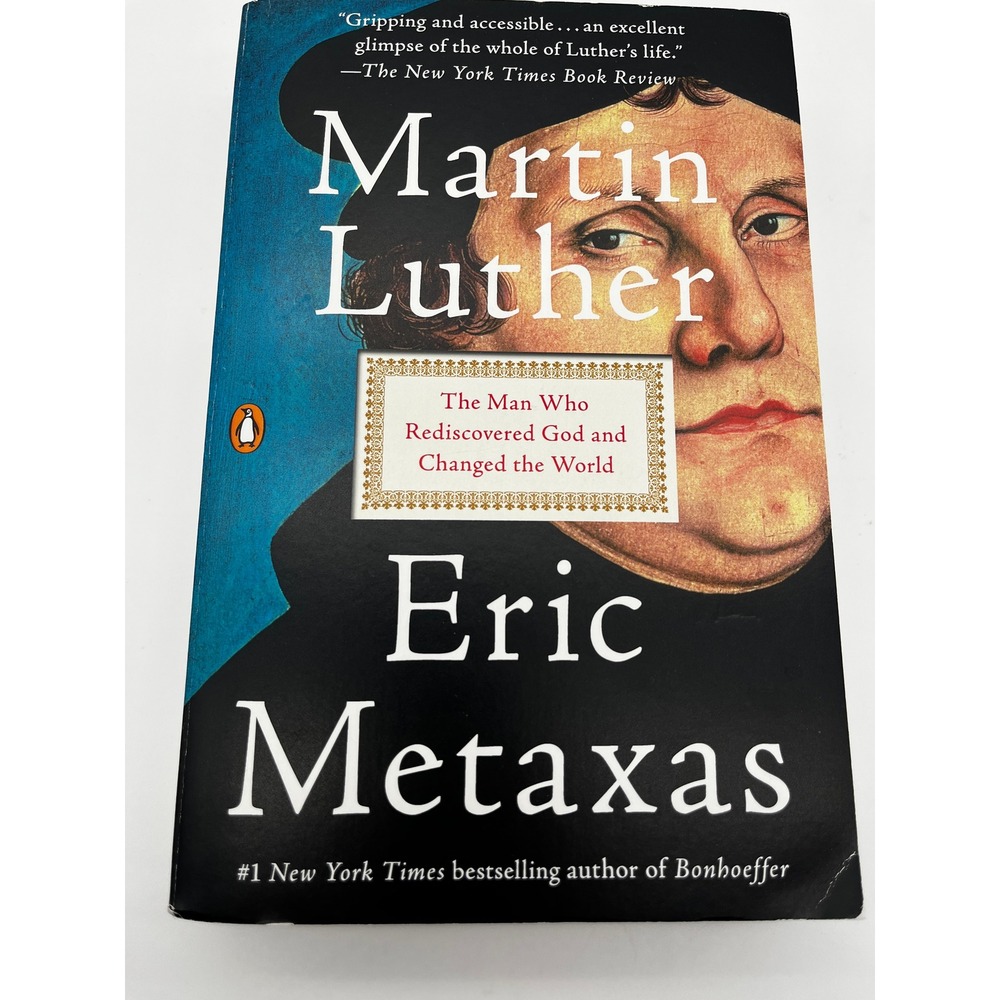 Penguin Book Martin Luther Eric Metaxas Biography Paperback Religion History
